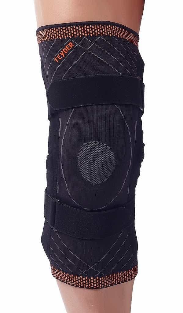 teyder kniebrace met scharnieren beiderzijds probrace.com probrace.nl teyder