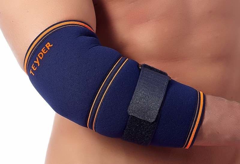 teyder neopreen elleboog brace probrace blauw